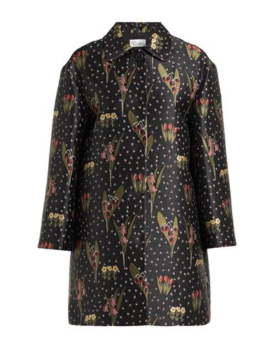 Red Valentino Woman Jacket Black Size 4 Polyester In Black