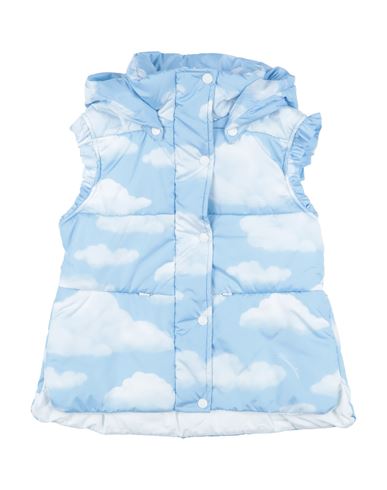 Monnalisa Babies'  Toddler Girl Down Jacket Sky Blue Size 5 Polyester