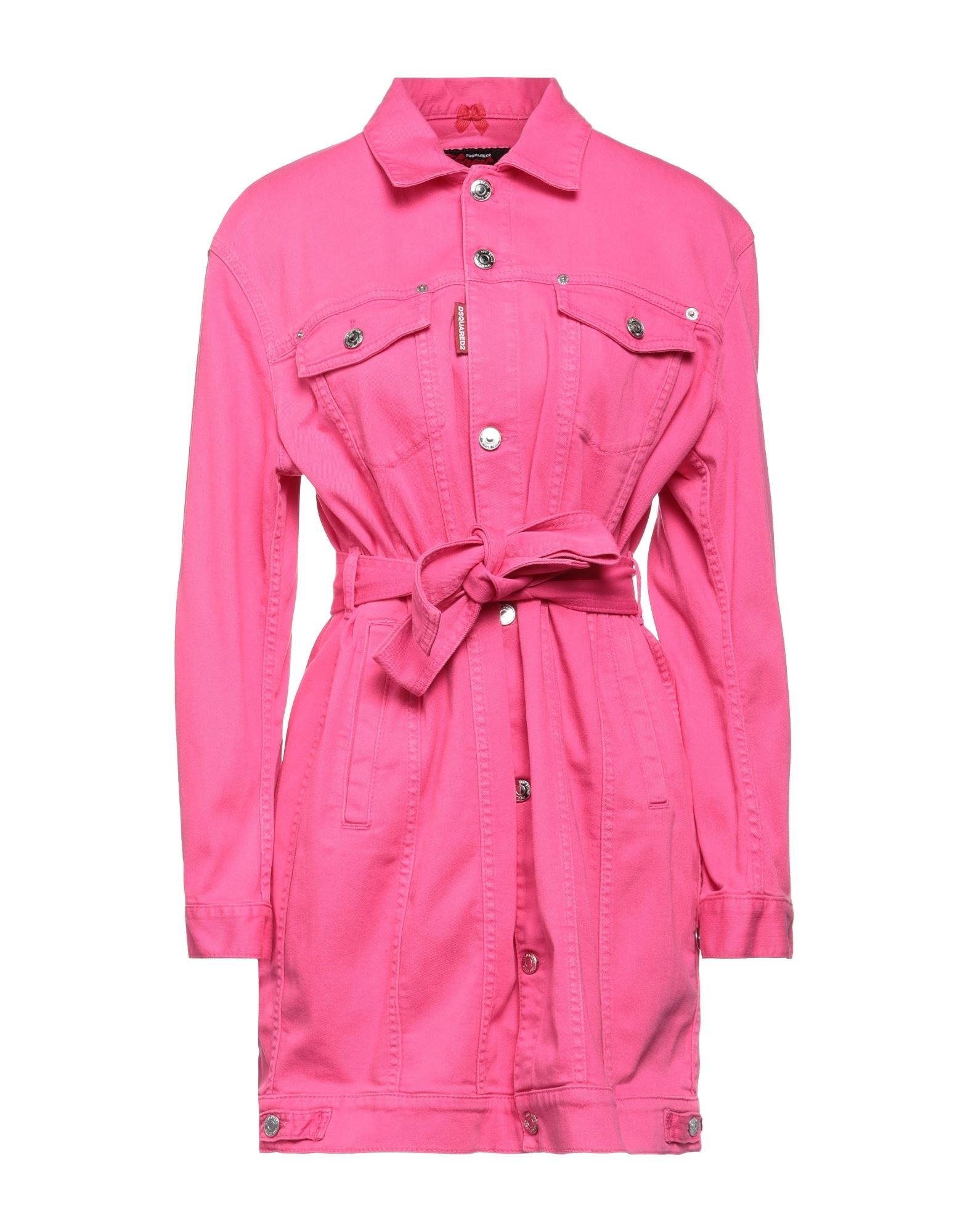 Dsquared2 Denim Outerwear In Pink