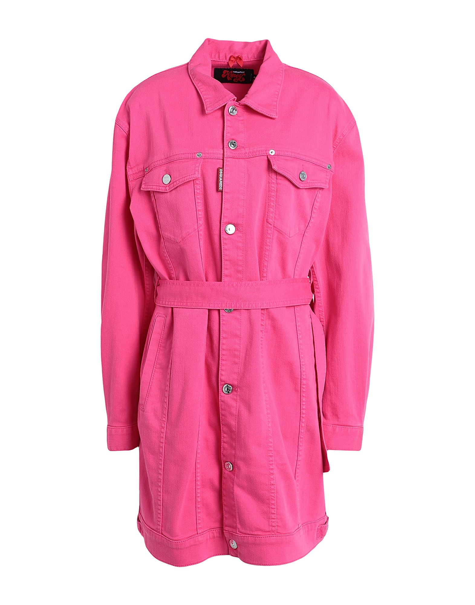 Dsquared2 Denim Outerwear In Pink