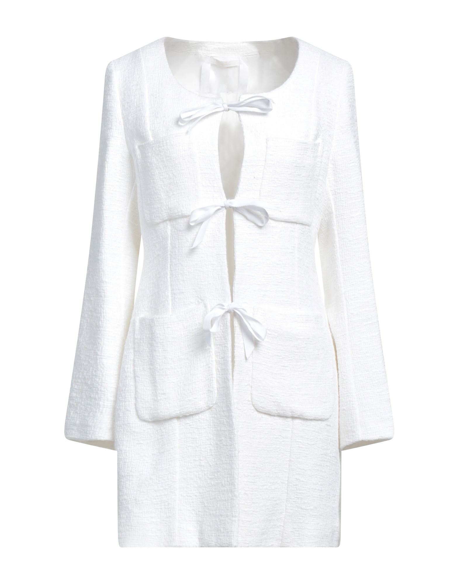 Carla G. Overcoats In White