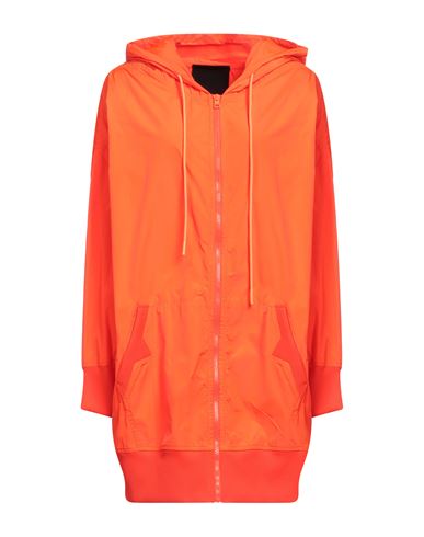 Red Valentino Woman Overcoat & Trench Coat Orange Size S Polyester, Polyamide