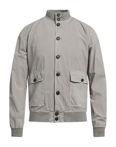 Homeward Clothes Man Jacket Grey Size Xxl Cotton, Elastane In Beige