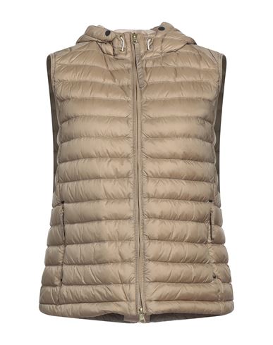 Parajumpers Woman Down Jacket Khaki Size M Polyamide In Beige