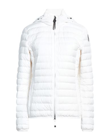 Parajumpers Woman Down Jacket Off White Size L Polyester