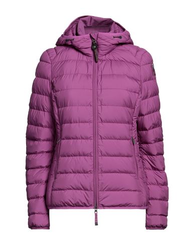 Parajumpers Woman Down Jacket Mauve Size Xl Polyester In Purple