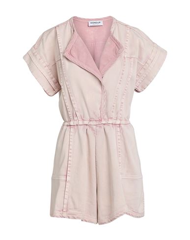 Shop Dondup Woman Jumpsuit Light Pink Size 8 Cotton, Elastomultiester, Elastane