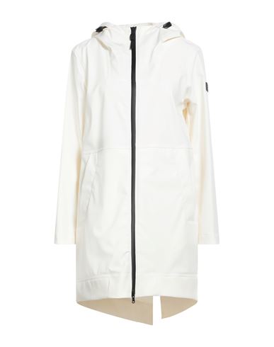 Peuterey Woman Overcoat & Trench Coat Off White Size 8 Polyamide, Polyester, Elastane In Neutral