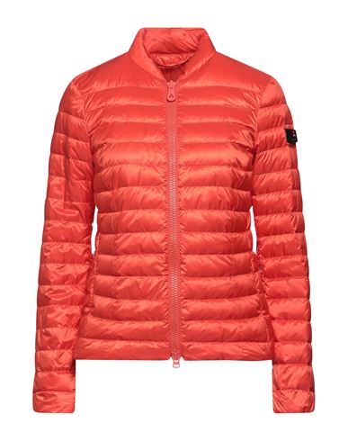 Peuterey Woman Puffer Orange Size 10 Polyester