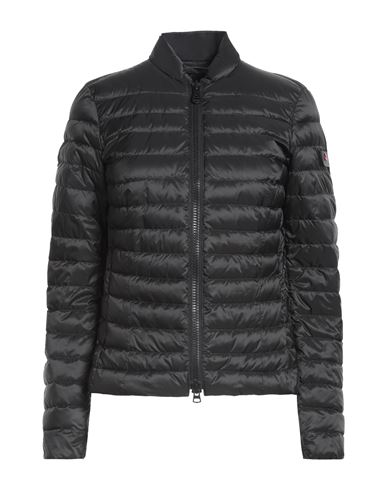 Peuterey Woman Puffer Midnight Blue Size 10 Polyester In Black