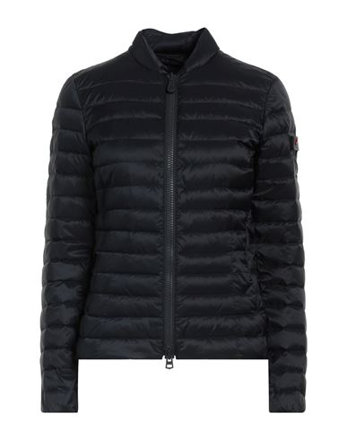 Peuterey Woman Puffer Midnight Blue Size 10 Polyester In Black