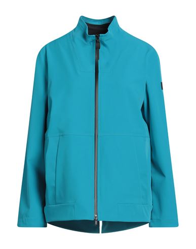 Peuterey Woman Jacket Azure Size 6 Polyamide, Polyester, Elastane In Blue