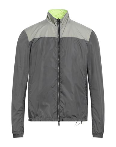 Low Brand Man Jacket Grey Size 2 Nylon, Polyurethane