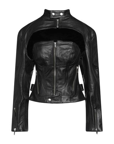Ambush Woman Jacket Black Size 1 Soft Leather