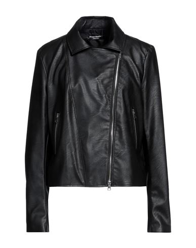 Street Leathers Woman Jacket Black Size Xs Polyurethane, Viscose