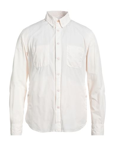 Aspesi Man Shirt Off White Size L Polyester, Polyamide