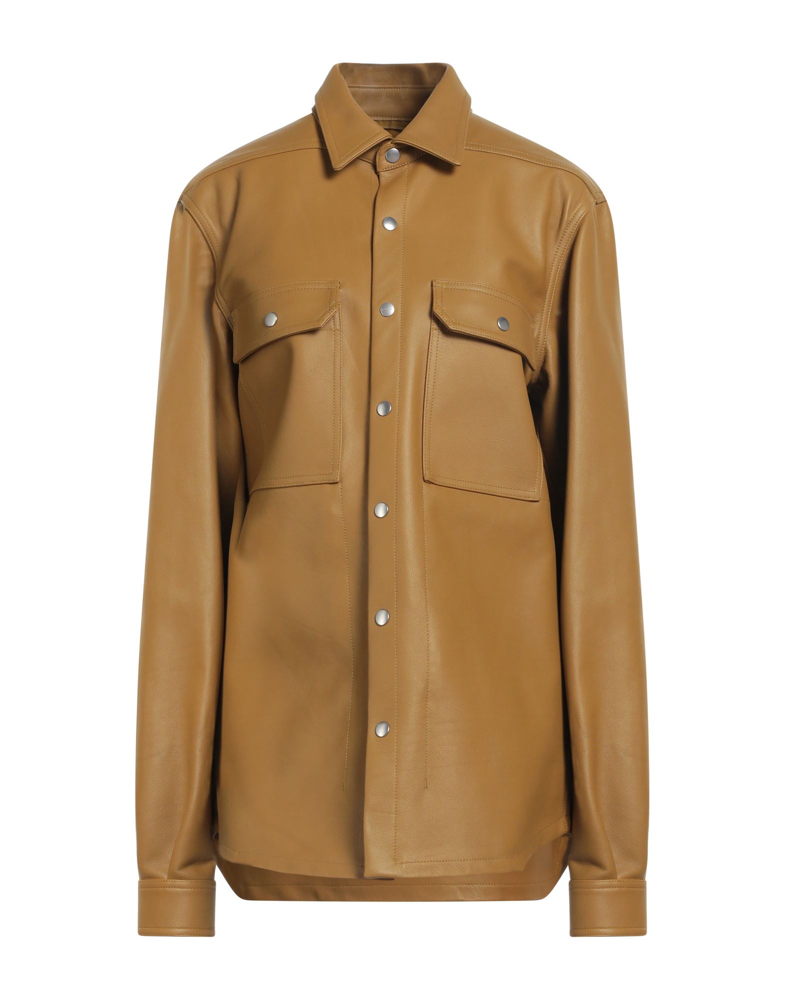 Rick Owens Coats In Yellow