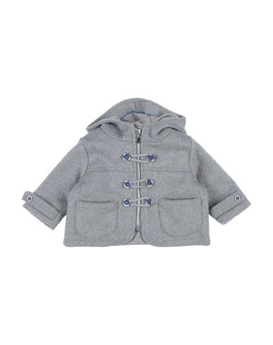 Fun & Fun Babies'  Newborn Boy Coat Light Grey Size 3 Acrylic, Wool
