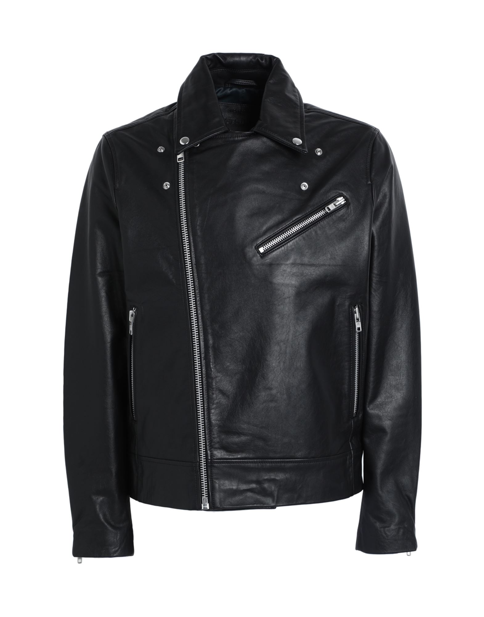 Jack & Jones Man Jacket Black Size S Bovine Leather