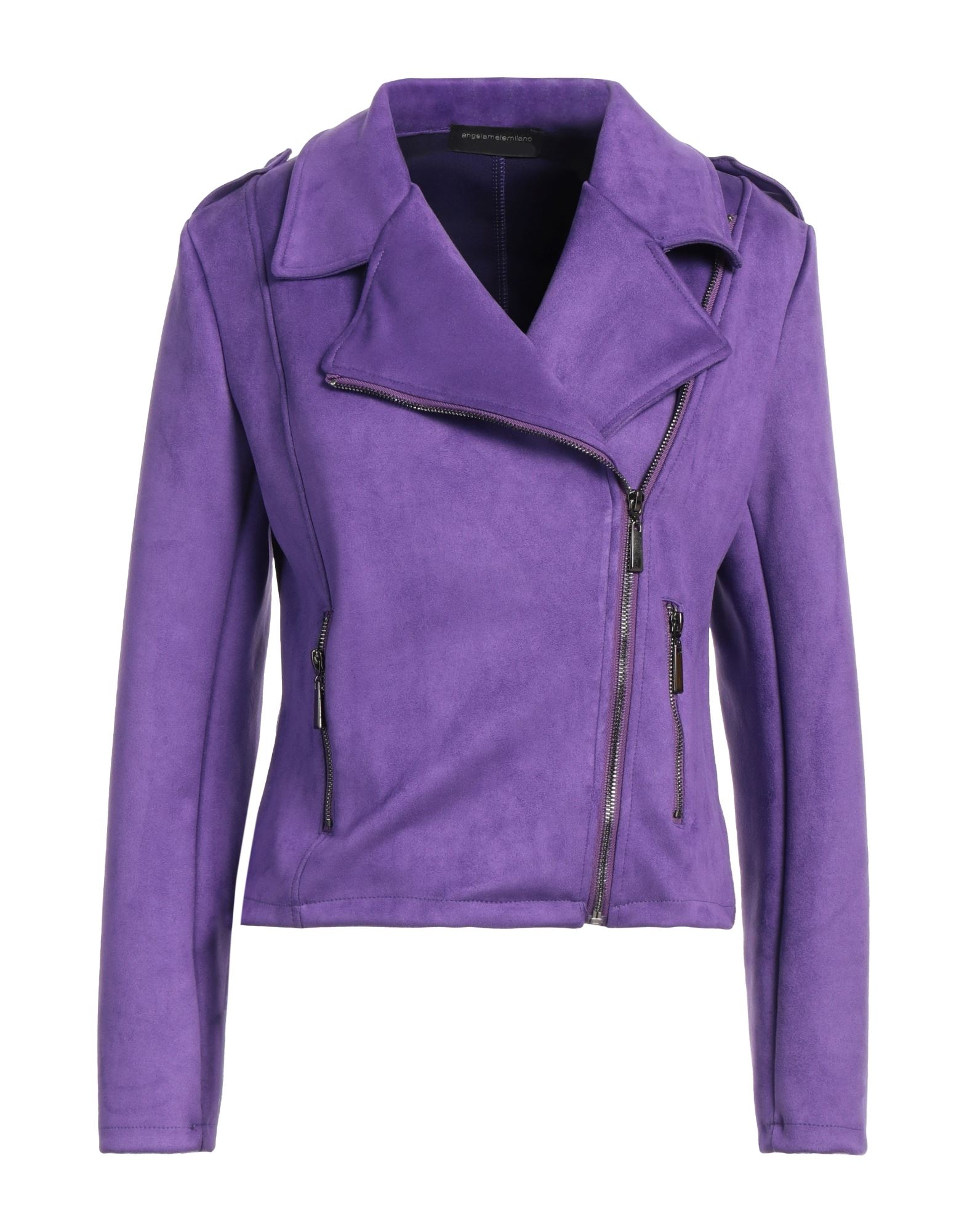 Angela Mele Milano Jackets In Purple