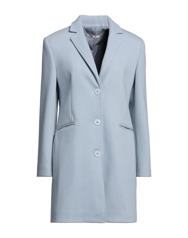 No-nà Woman Coat Sky Blue Size 8 Polyester