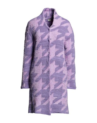 No-nà Woman Coat Light Purple Size S Viscose, Polyester, Polyamide