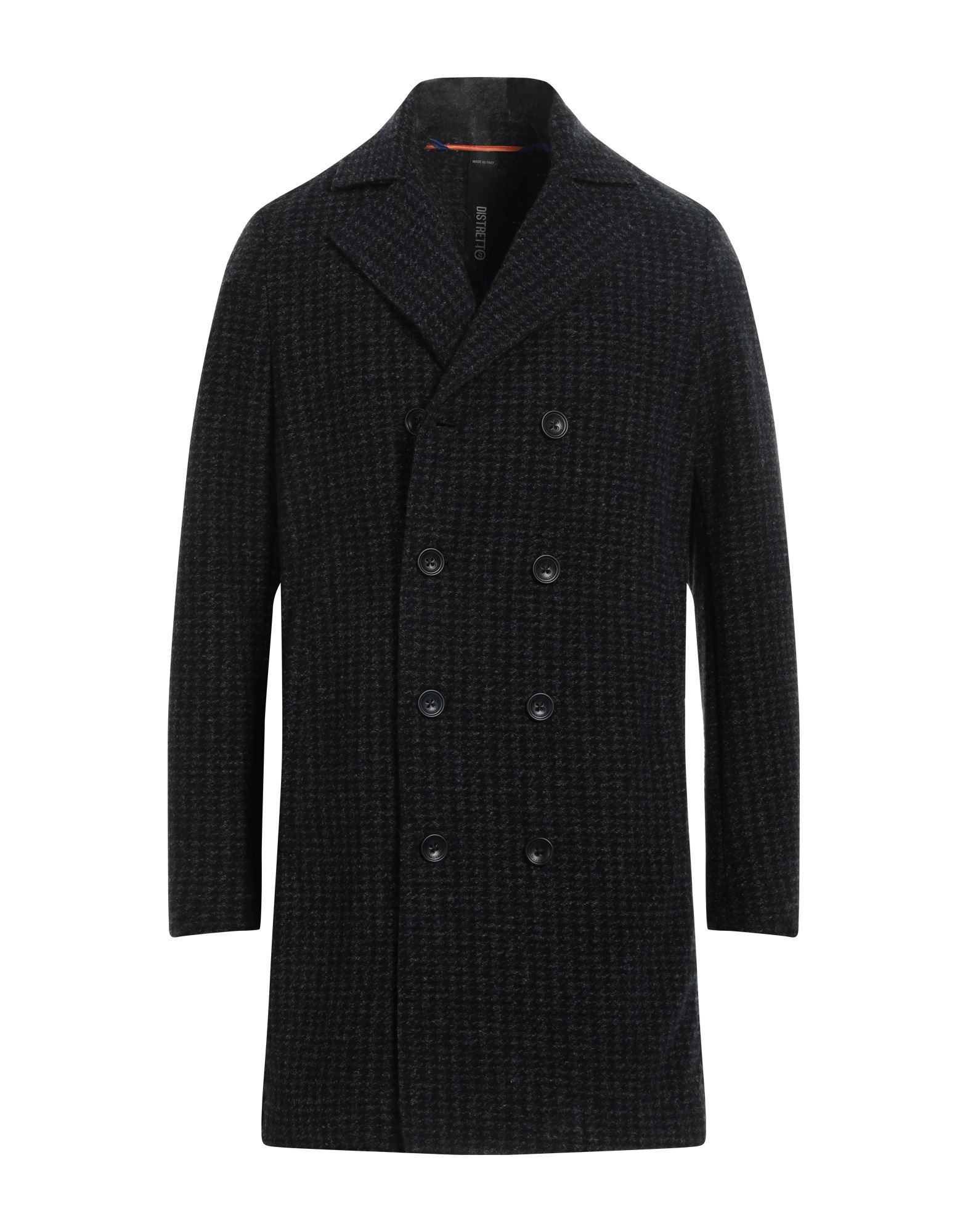 Distretto 12 Coats In Navy Blue