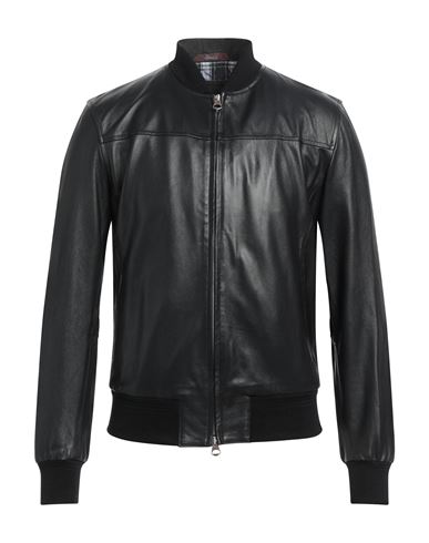 Stewart Man Jacket Black Size Xxl Soft Leather