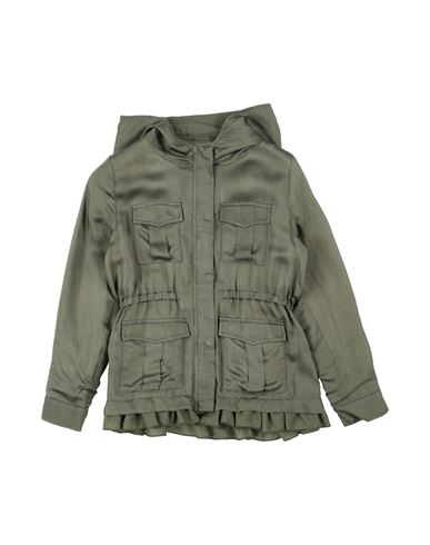 Pinko Up Babies'  Toddler Girl Jacket Military Green Size 6 Viscose