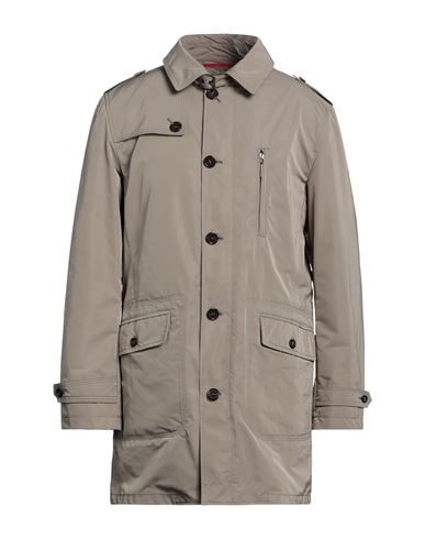 Shop Jan Mayen Man Overcoat & Trench Coat Khaki Size 40 Polyester In Beige