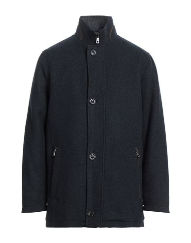 Bugatti Man Coat Midnight Blue Size 40 Acrylic, Polyester, Wool | ModeSens