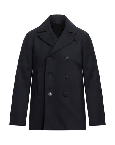 Zadig & Voltaire Man Coat Midnight Blue Size 40 Wool, Polyester, Polyamide