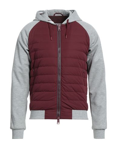 Herno Man Down Jacket Burgundy Size 38 Polyester, Cotton, Acrylic