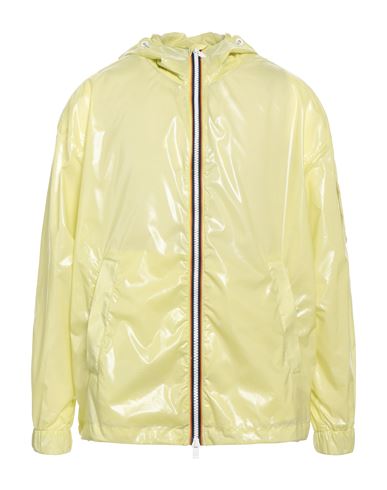 K-way Man Overcoat Acid Green Size L Polyamide
