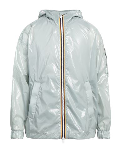 K-way Man Overcoat Light Grey Size S Polyamide