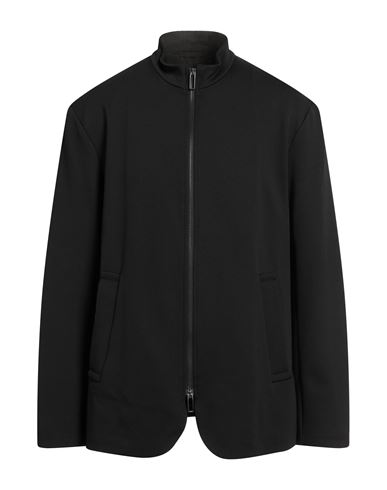 Emporio Armani Man Jacket Black Size 46 Polyamide, Elastane