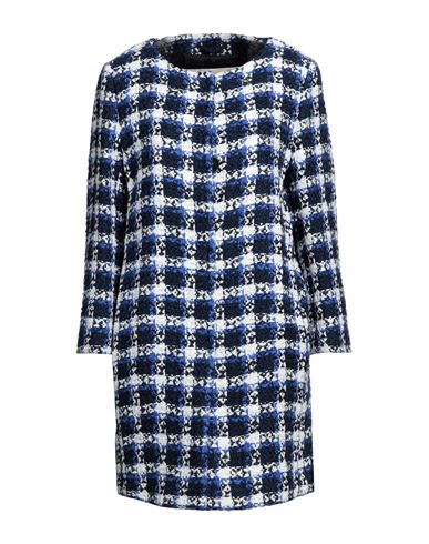 Herno Woman Coat Midnight Blue Size 6 Cotton