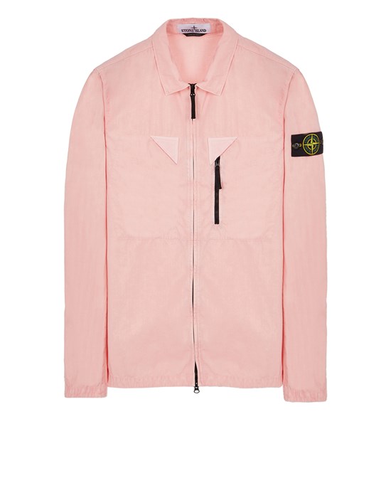  STONE ISLAND 106WN 'OLD' TREATMENT  Over Shirt Man Pink