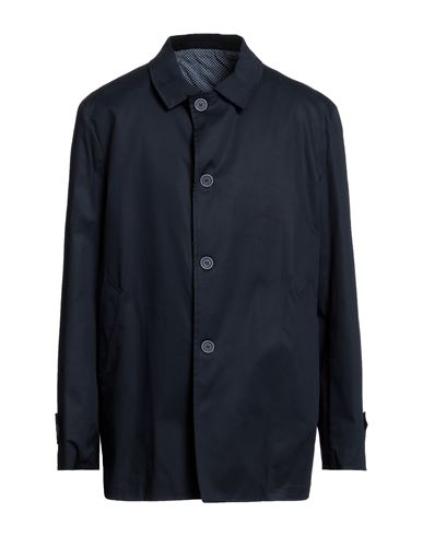 D Style D-style Man Overcoat Midnight Blue Size 42 Cotton, Lycra