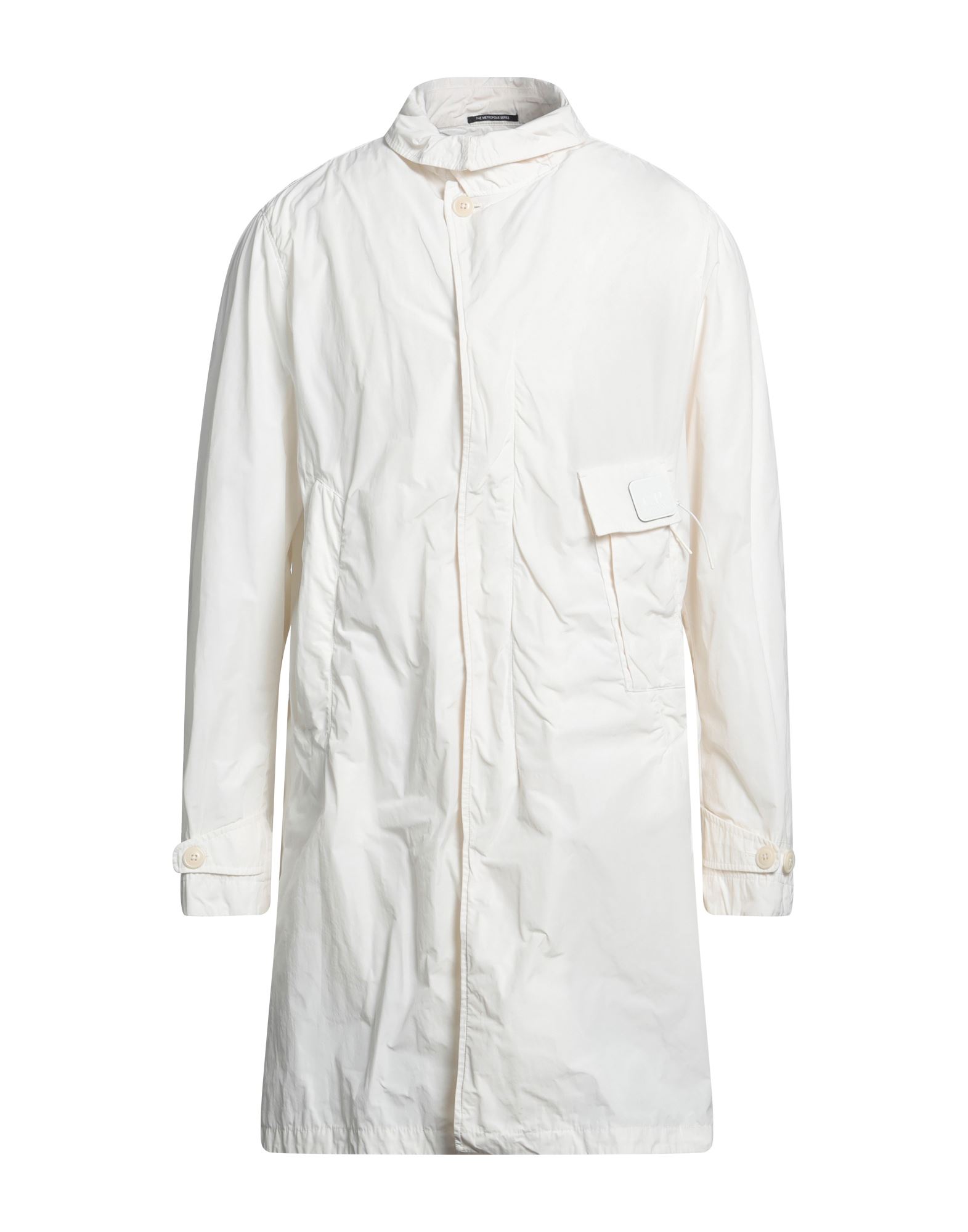 C.p. Company Overcoats In Off White