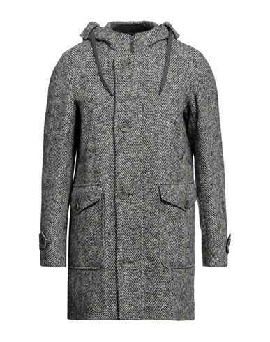 Herno Man Coat Sage Green Size 42 Virgin Wool