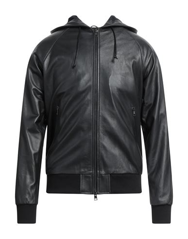 Dacute Man Jacket Black Size 36 Ovine Leather