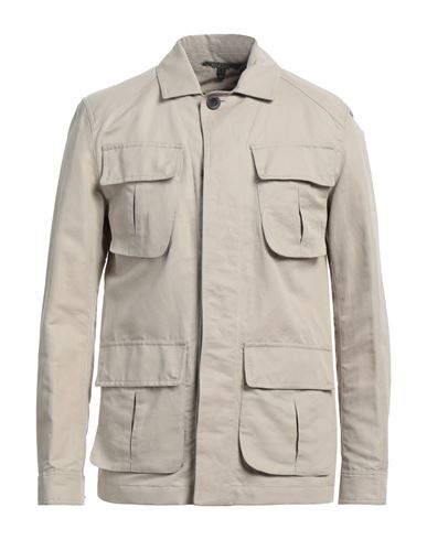 Belstaff Man Jacket Beige Size 34 Linen, Cotton