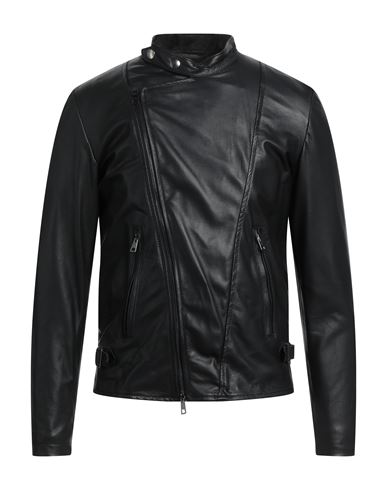 Dacute Man Jacket Black Size 36 Ovine Leather