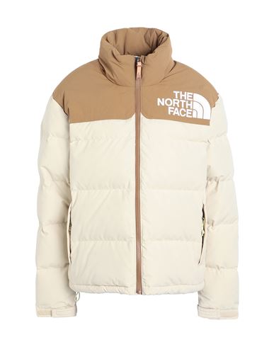 THE NORTH FACE THE NORTH FACE W 92 LOW-FI HI-TEK NUPTSE JACKET WOMAN DOWN JACKET BEIGE SIZE XL POLYESTER, COTTON