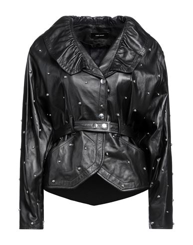 Isabel Marant Woman Jacket Black Size 4 Lambskin
