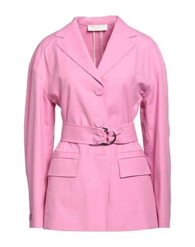 Mantù Woman Jacket Pink Size 6 Cotton, Elastane