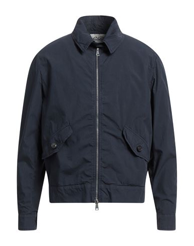 Valstar Man Jacket Navy Size 44 Cotton, Polyamide In Blue