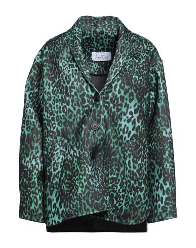 Virna Drò® Virna Drò Woman Coat Green Size 8 Polyester