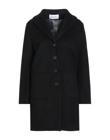 Virna Drò® Virna Drò Woman Coat Black Size 4 Wool, Polyamide